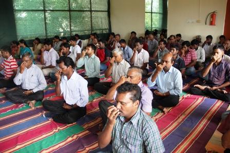 Workshop on yoga held on 26.06.2015