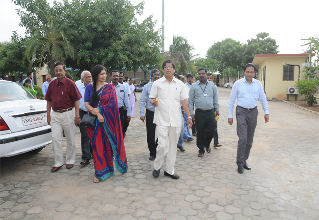 Secretary & Joint Secretary visit to NIWE on July, 2015